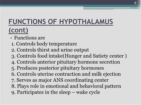 PPT - THALAMUS & HYPOTHALAMUS PowerPoint Presentation, free download ...