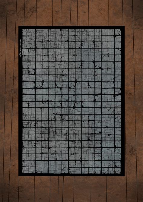 Dungeon Battle Grid Mat For Role Play Dnd Roll20 Version Etsy