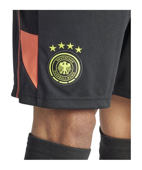 Adidas DFB Deutschland TW Short EM 2024 Schwarz Replicas Fanshop