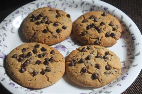 Eggless Chocolate Chip Cookie Recipe Tasty Eggless Chocolate Chips