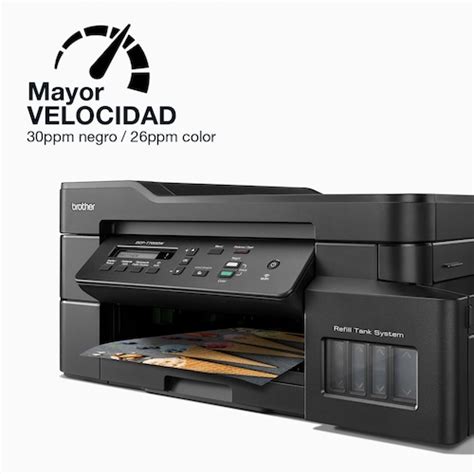 Impresora Multifuncional Brother Inkbenefit Tank Dcp 720dw Sistema De