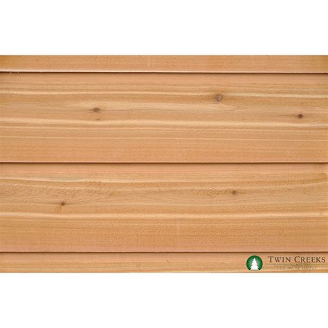 1x10 Western Red Cedar Channel Rustic Siding Twin Creeks Log Home Supply