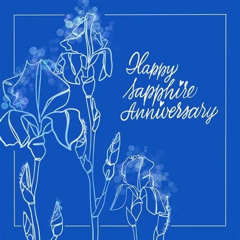 Happy Sapphire Anniversary | Boomf