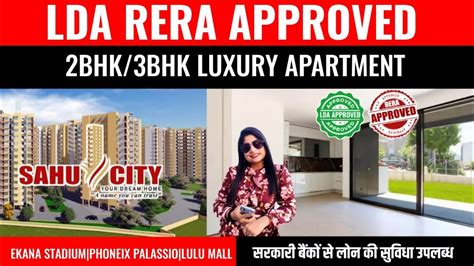 Lda Rera Approved Flats In Lucknow Bhk Bhk Luxury Flat On Shaeed Path