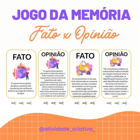 Atividades Para Distinguir Fato De Opini O Para O Ano Edukita