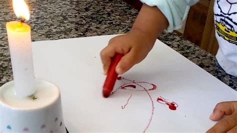 Atividade Infantil Pintura GIZ DERRETIDO YouTube