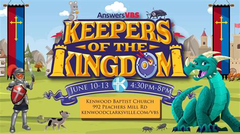 Keepers Of The Kingdom Vbs 2024 992 Peachers Mill Rd Clarksville Tn United States