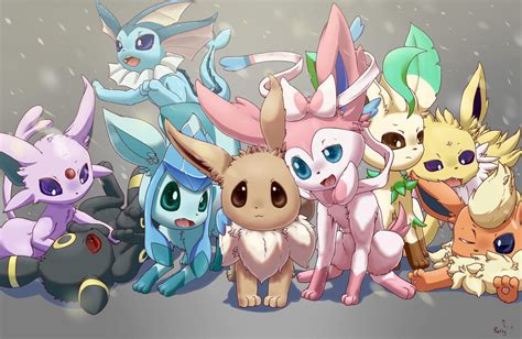 Eeveelutions by NeveDoodle on DeviantArt