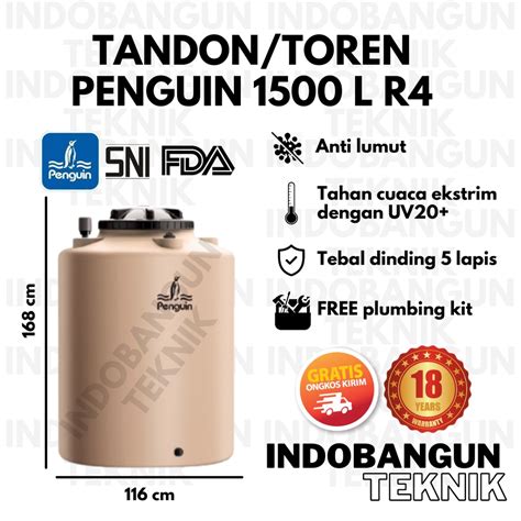 Jual Toren Air Tangki Air Tandon Air Penguin Tb Liter