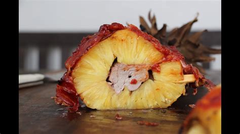 SWINEAPPLE Pork Stuffed Pineapple English Grill And BBQ Recipe