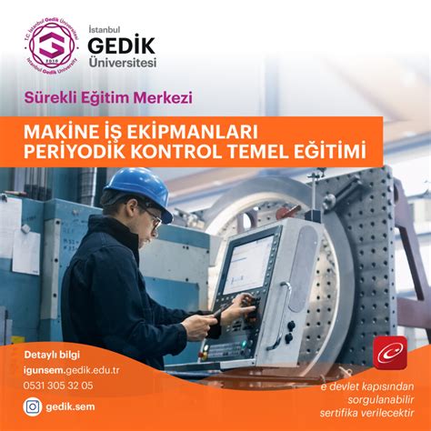 MAKİNE İŞ EKİPMANLARI PERİYODİK KONTROL TEMEL EĞİTİMİ İGÜNSEM