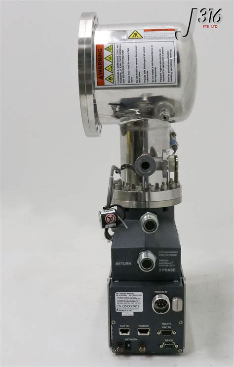 25352 CTI CRYOGENICS CRYOPUMP OB 8F FR LV W RECSSD HTR LD J316Gallery