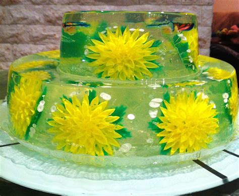 Jello Art Flowers - Real Barta