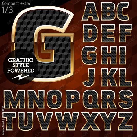 Shiny font of gold and diamond vector illustration. Bold Stock Vector ...