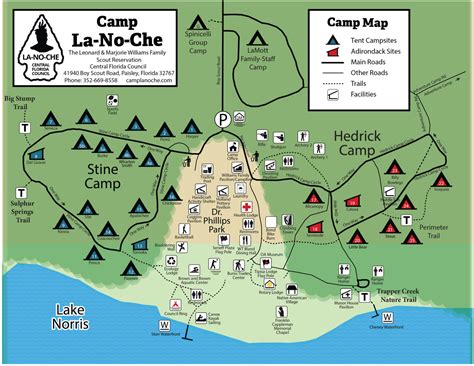 Camp Map – Camp La-No-Che