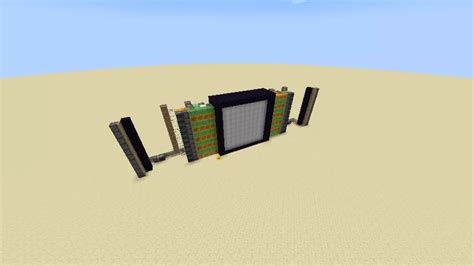 10x10 Piston Door Minecraft Map