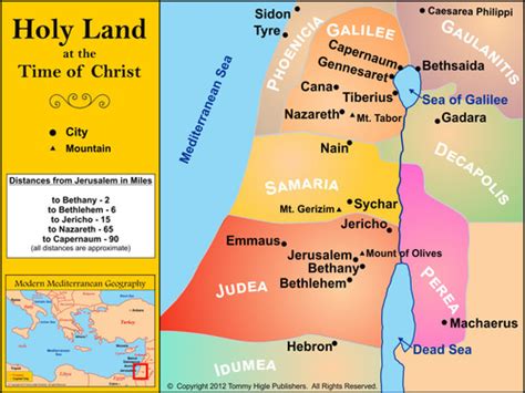 Downloadable New Testament Maps for Presentations | The Journey Series