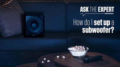 How do I setup a subwoofer? - Dynaudio