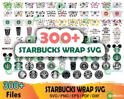 Starbucks Wrap Bundle Svg Free Svg Files For Cricut