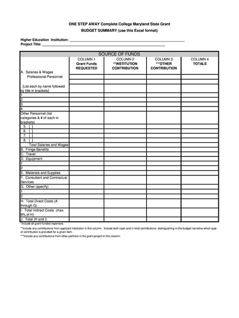 Fillable Online Mhec Maryland Source Of Funds Mhecmarylandgov Mhec