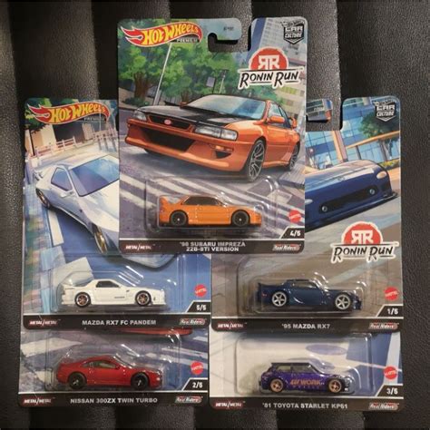 Hot Wheels Premium Ronin Run Subaru Impreza Rx Shopee Malaysia
