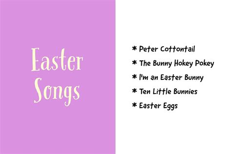 Fun Ideas for Kids: Easter Songs