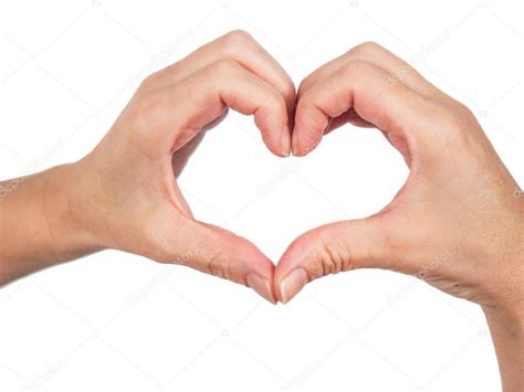 Hands Forming A Heart Stock Photo By Lumendigital