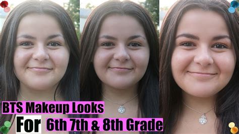 6th 7th 8th Grade Makeup Look Youtube