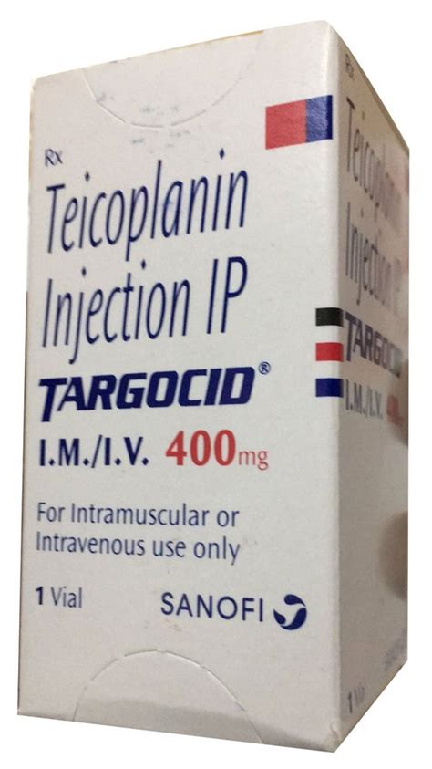 Targocid Teicoplanin Ip Injection Mg At Rs Pi In New Delhi