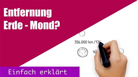 Wie Weit Ist Der Mond Von Der Erde Entfernt Lern Und Erkl Rvideo