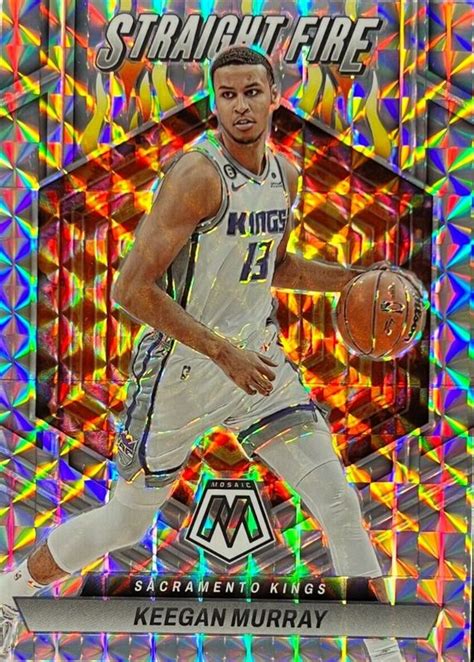 Keegan Murray 2022 Mosaic Straight Fire 6 Price Guide Sports Card