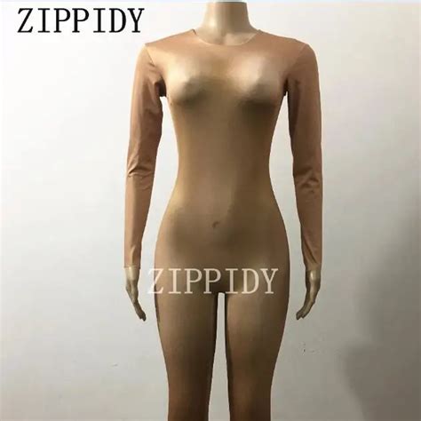 S Lido Nude Macac O Magro Sexy Traje De Uma Pe A Boate Dan A Desempenho