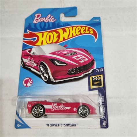 Hot Wheels Barbie 14 Corvette Stingray Shopee Malaysia