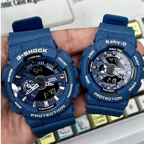 G Shock Ga Watch Couple Set Unisex Baby G Shopee Malaysia