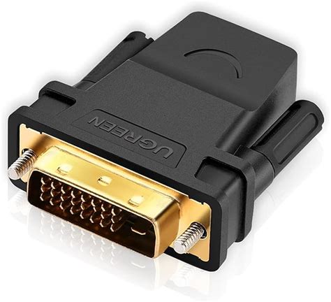 Ugreen High Speed Hdmi Female To Dvi 24 1 Dvi D Male Adapter Gold