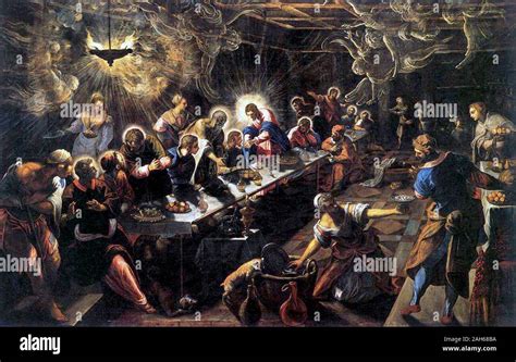 Jacopo Tintoretto Last Supper Hi Res Stock Photography And Images Alamy