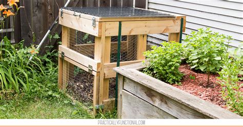 How To Build A Diy Compost Bin Free Plans And Cut List Practically