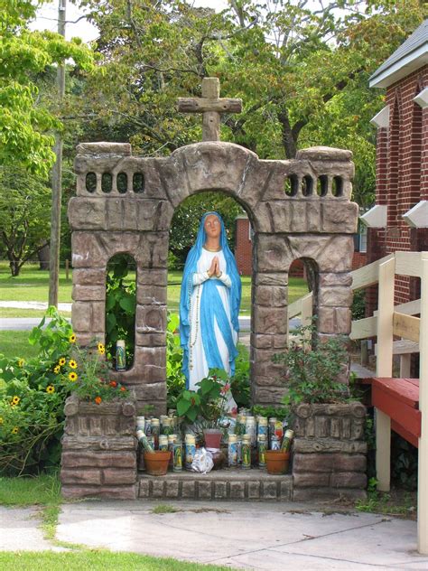 Mary Shrine The Shrine To Mary Outside Of Our Lady Of The Flickr