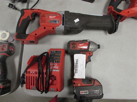 Milwaukee Sawzall Reciprocating Saw Milwaukee Impact Driver Milwaukee M12 M18 Charger And Battery