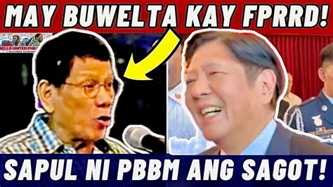 Pbbm Bumuwelta Sa Paninira Ni Fprrd Na Adk Daw Siya Backfired Kay