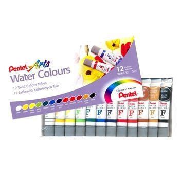 Aquarela Pentel 5ml Water Colours C 12 Cores Submarino