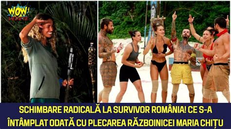 O Noua Schimbare Radical La Survivor Rom Nia Odat Cu Plecarea