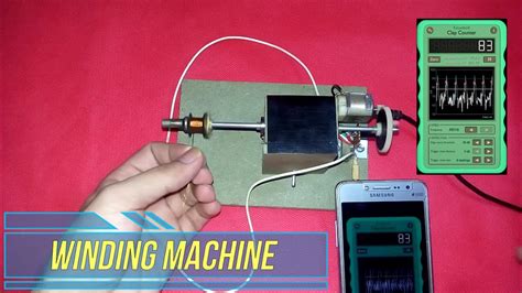 Homemade Mini Winding Machine Diy Ferrite Core Transformer Winding