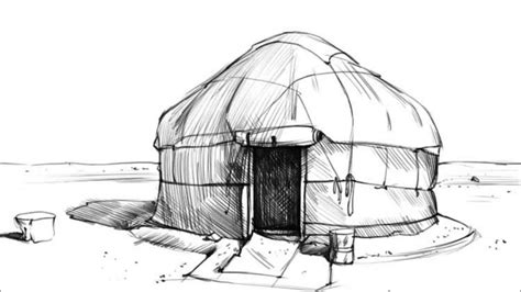 Nipa Hut Sketch at PaintingValley.com | Explore collection of Nipa Hut ...