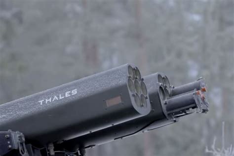 Rheinmetalls Mission Master UGV Fires Thales 70 Mm Guided Rockets In