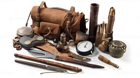 Outdoor survival tools set , 23502491 Stock Photo at Vecteezy