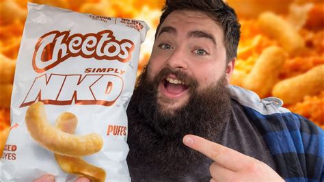 I Tried Cheetos Simply NKD Puffs Naked Cheese Snack Review YouTube