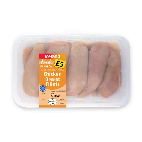 Iceland Chicken Breast Fillets 780g | Chicken & Turkey | Iceland Foods