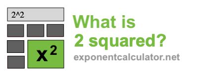 What is 2 squared?