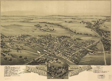 The story behind those incredible Victorian birds’ eye view maps | Preserving Perkasie